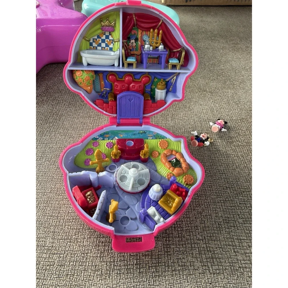 Vintage Bluebird Disney Polly pocket 1995 Mickey & Minnie Mouse Playset Compact